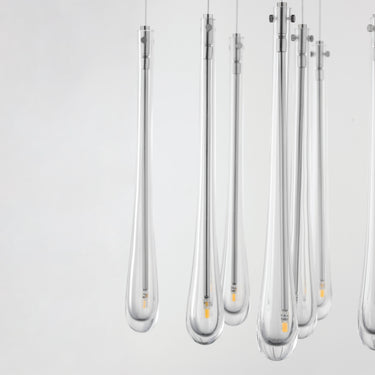 ET2 Stillo 9-Light LED Pendant Satin Nickel