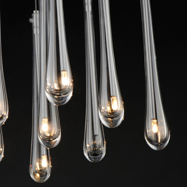 ET2 Stillo 9-Light LED Pendant Satin Nickel
