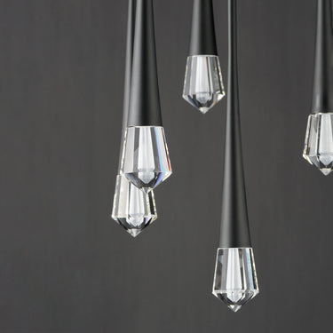 ET2 Pierce 5-Light LED Pendant Black