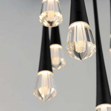 ET2 Pierce 9-Light LED Pendant Black