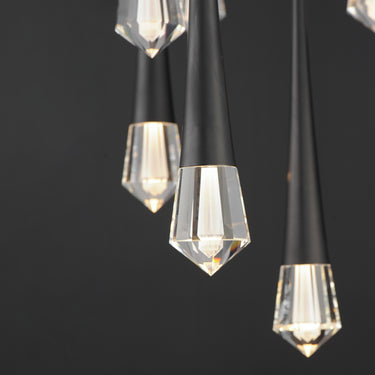 ET2 Pierce 9-Light LED Pendant Black