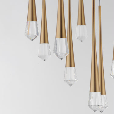 ET2 Pierce 9-Light LED Pendant Gold