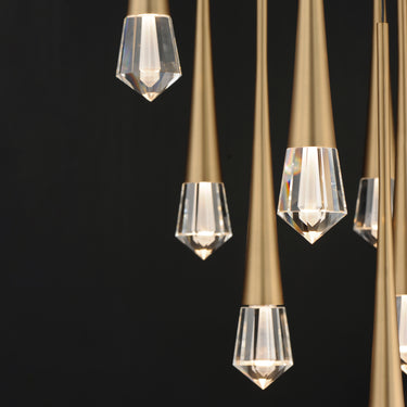 ET2 Pierce 9-Light LED Pendant Gold