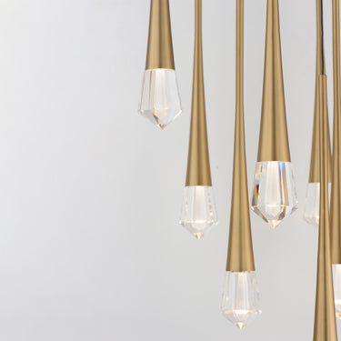 ET2 Pierce 9-Light LED Pendant Gold