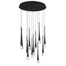 ET2 Pierce 12-Light LED Pendant Black