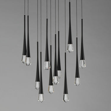 ET2 Pierce 12-Light LED Pendant Black