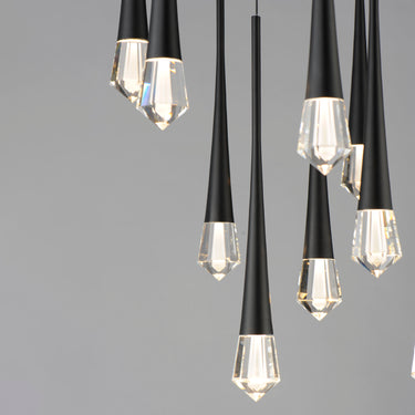 ET2 Pierce 12-Light LED Pendant Black