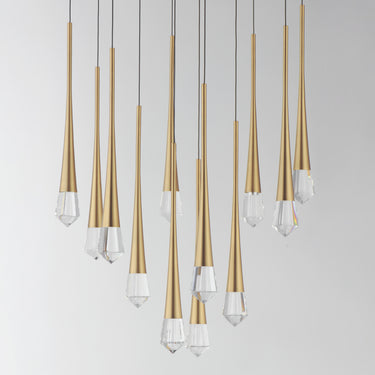 ET2 Pierce 12-Light LED Pendant Gold
