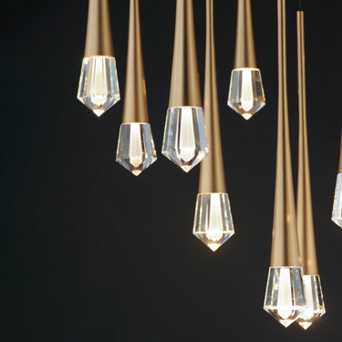 ET2 Pierce 12-Light LED Pendant Gold