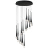 ET2 Pierce 16-Light LED Chandelier Black