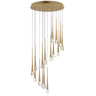 ET2 Pierce 16-Light LED Chandelier Gold