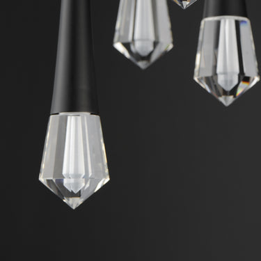 ET2 Pierce 16-Light LED Chandelier Black