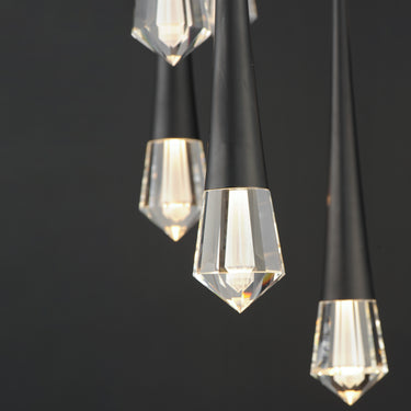 ET2 Pierce 16-Light LED Chandelier Black