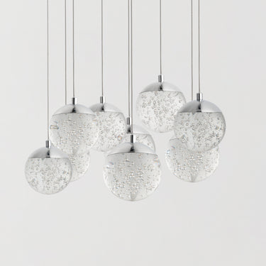 ET2 Orb II 9-Light LED Pendant Polished Chrome