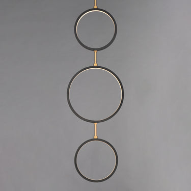 ET2 Hoopla 3-Light LED Pendant Black/Gold
