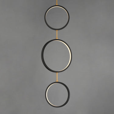 ET2 Hoopla 3-Light LED Pendant Black/Gold