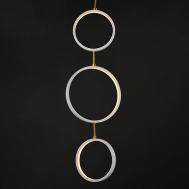 ET2 Hoopla 3-Light LED Pendant White/Gold