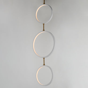 ET2 Hoopla 3-Light LED Pendant White/Gold