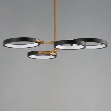 ET2 Hoopla 4-Light LED Pendant Black/Gold