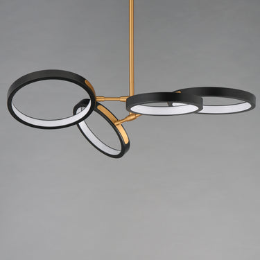 ET2 Hoopla 4-Light LED Pendant Black/Gold