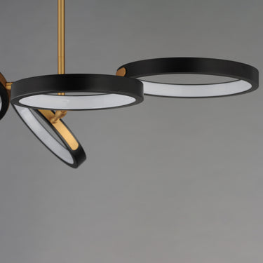 ET2 Hoopla 4-Light LED Pendant Black/Gold