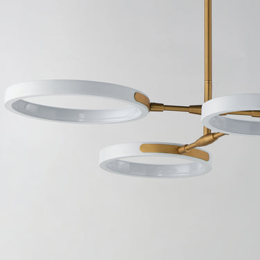 ET2 Hoopla 4-Light LED Pendant White/Gold