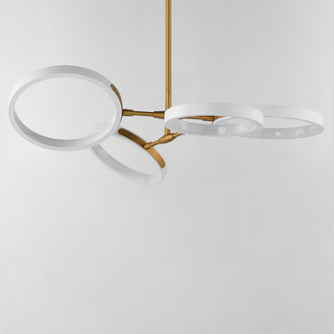 ET2 Hoopla 4-Light LED Pendant White/Gold
