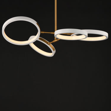 ET2 Hoopla 4-Light LED Pendant White/Gold