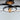 ET2 Hoopla 3-Light LED Semi Flush Mount Black/Gold