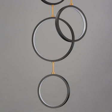 ET2 Hoopla 6-Light LED Pendant Black/Gold
