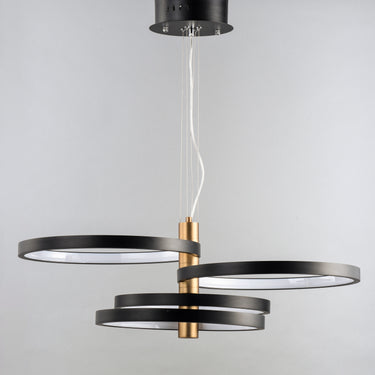 ET2 Hoopla 4-Light LED Pendant Black/Gold