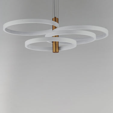 ET2 Hoopla 4-Light LED Pendant White/Gold
