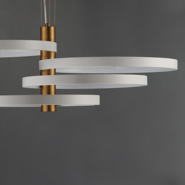 ET2 Hoopla 4-Light LED Pendant White/Gold