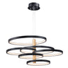 ET2 Hoopla 6-Light LED Pendant Black/Gold