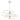 ET2 Hoopla 6-Light LED Pendant White/Gold
