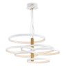 ET2 Hoopla 6-Light LED Pendant White/Gold