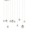 ET2 Harmony 10-Light LED Pendant Polished Chrome