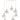 ET2 Swank 8-Light LED Pendant Polished Chrome