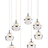 ET2 Swank 8-Light LED Pendant Polished Chrome