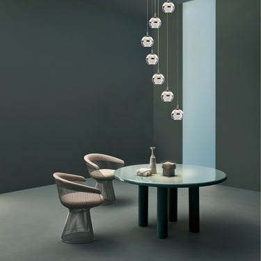 ET2 Swank 8-Light LED Pendant Polished Chrome