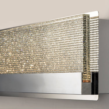 ET2 Sparkler 28" LED Bath Vanity Light Polished Chrome
