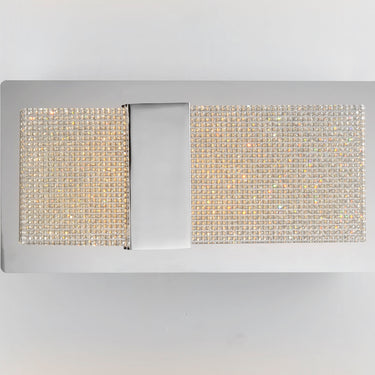 ET2 Sparkler 2-Light LED Wall Sconce Polished Chrome
