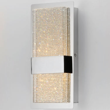 ET2 Sparkler 2-Light LED Wall Sconce Polished Chrome