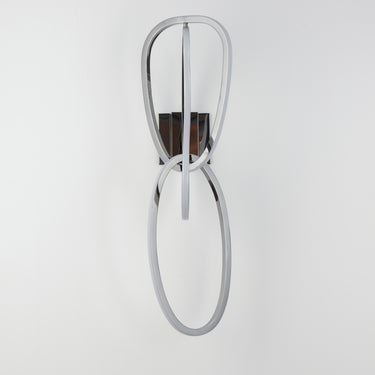 ET2 Unity 3-Light LED Wall Sconce Black Chrome