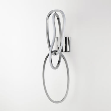 ET2 Unity 3-Light LED Wall Sconce Black Chrome