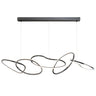 ET2 Unity 5-Light LED Pendant Black Chrome