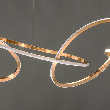 ET2 Unity 5-Light LED Pendant Brushed Champagne