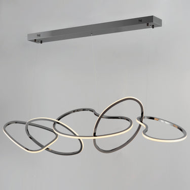 ET2 Unity 5-Light LED Pendant Black Chrome