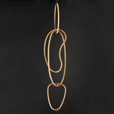 ET2 Unity Vertical LED Pendant Brushed Champagne