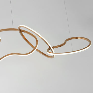 ET2 Unity 6-Light LED Pendant Brushed Champagne